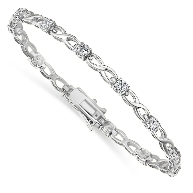 Glowing Links Bracelet made by Tru Diamonds