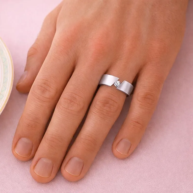 Modern Gents Wedding Band sold by Tru Diamonds product image thumbnail 2