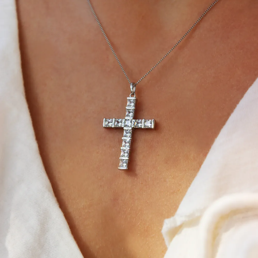 Royal Princess Cross Pendant sold by Tru Diamonds product image thumbnail 2