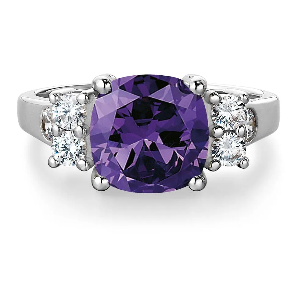 Tru Amethyst Perfection Ring sold by Tru Diamonds product image thumbnail 4