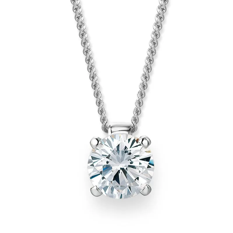 1 Carat Raindrop Pendant made by Tru Diamonds