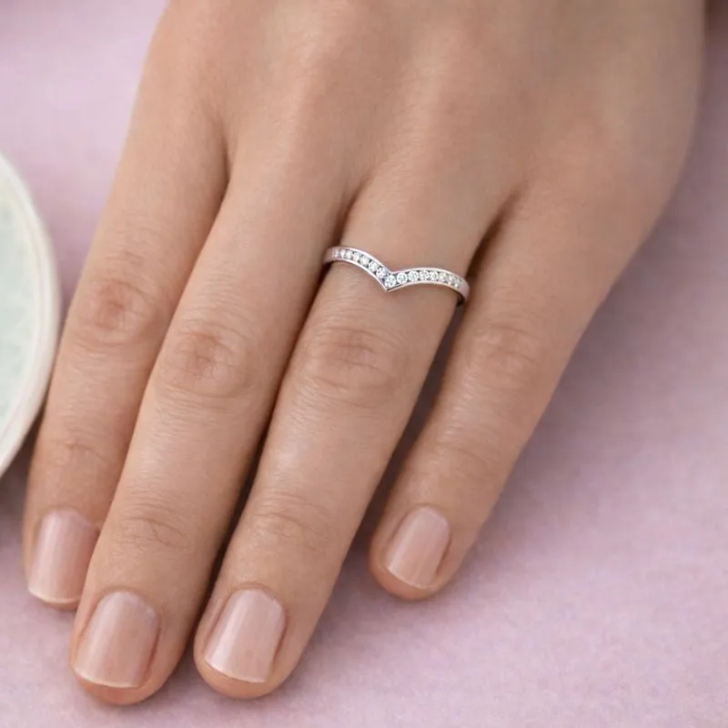 Channel Wishbone Band sold by Tru Diamonds product image thumbnail 2