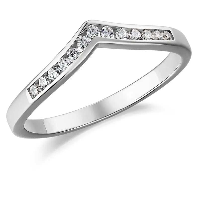 Channel Wishbone Band sold by Tru Diamonds