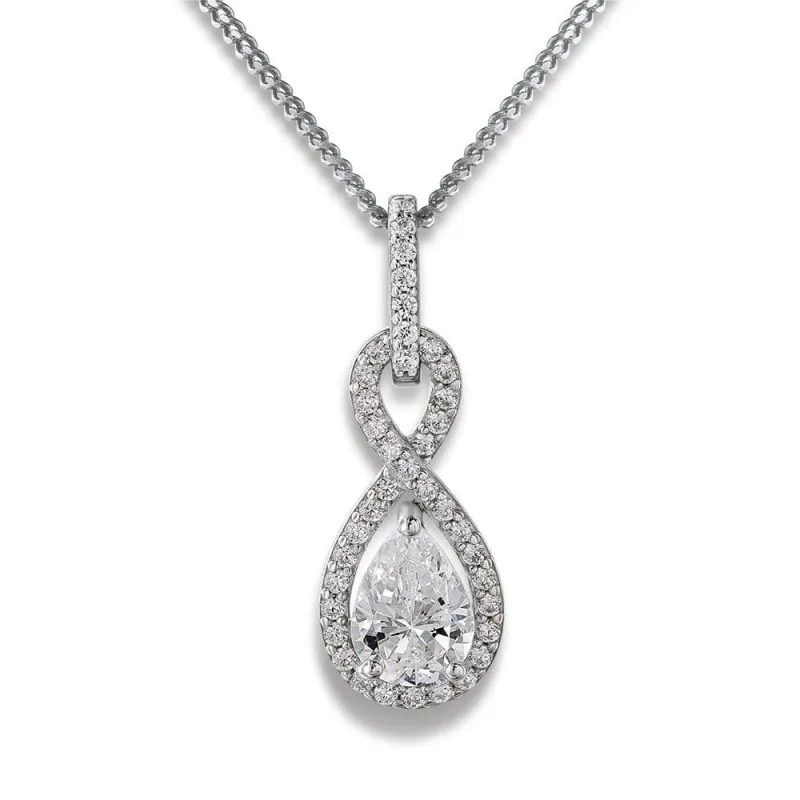 Infinity Pendant made by Tru Diamonds