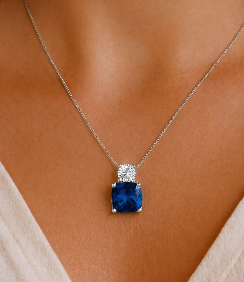 Tru Sapphire Perfection Pendant sold by Tru Diamonds product image thumbnail 2