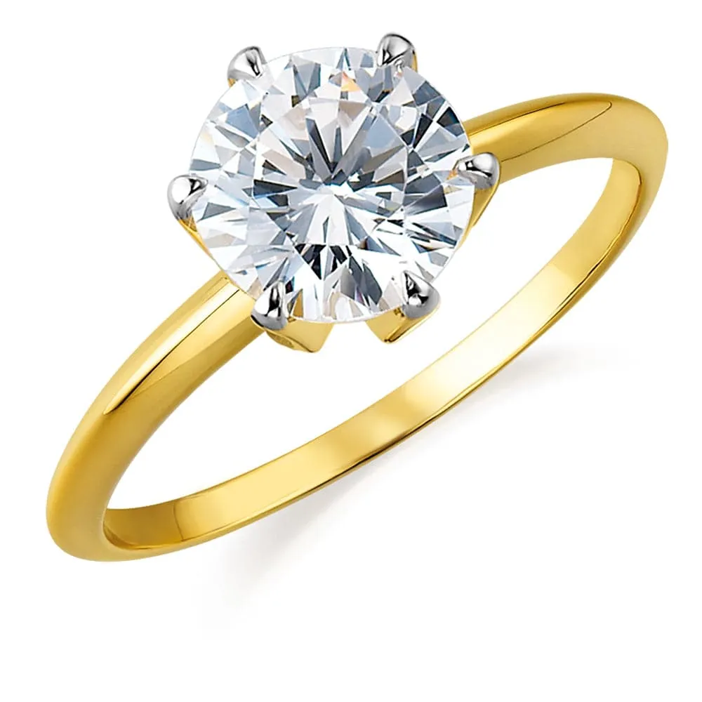 3 Carat Tiffany Style Solitaire Ring sold by Tru Diamonds product image thumbnail 5
