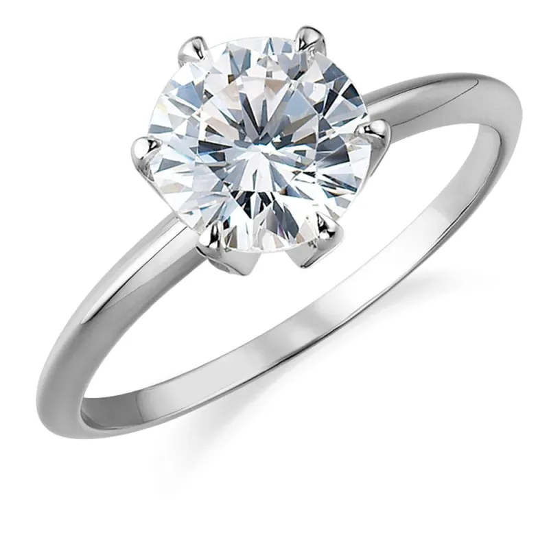 3 Carat Tiffany Style Solitaire Ring made by Tru Diamonds