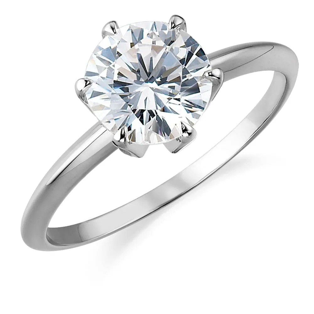3 Carat Tiffany Style Solitaire Ring sold by Tru Diamonds