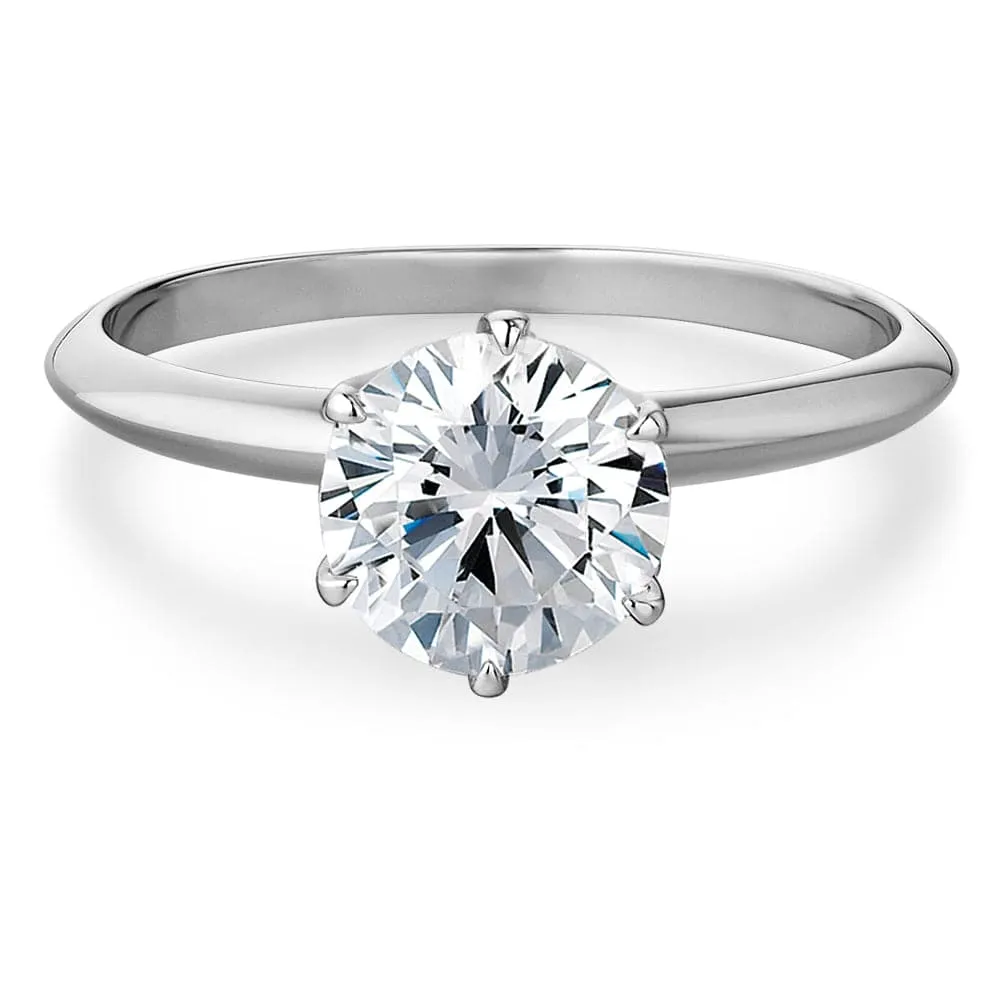 3 Carat Tiffany Style Solitaire Ring sold by Tru Diamonds product image thumbnail 4