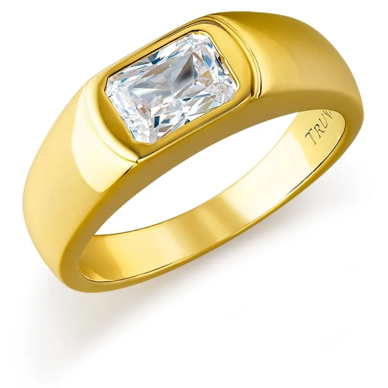 Le Mans Solitaire Ring made by Tru Diamonds