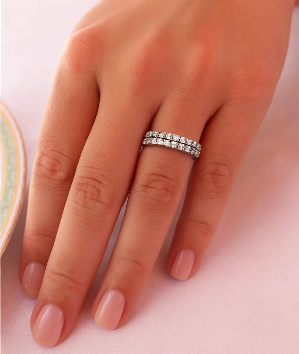Charming Twinset Ring sold by Tru Diamonds product image thumbnail 2