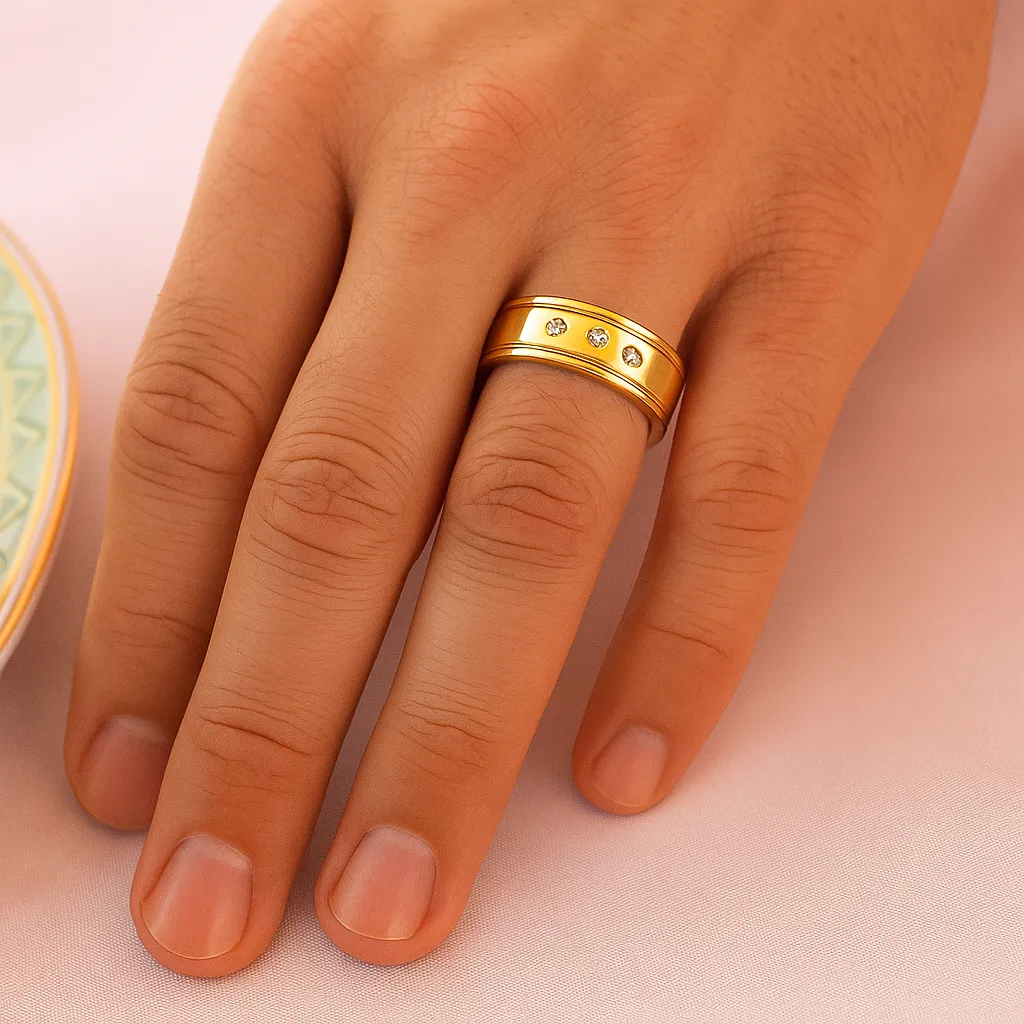 Band of Three Ring sold by Tru Diamonds product image thumbnail 5