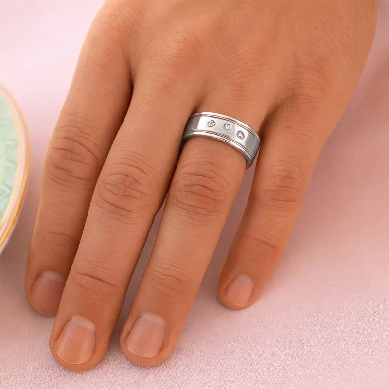 Band of Three Ring sold by Tru Diamonds product image thumbnail 2