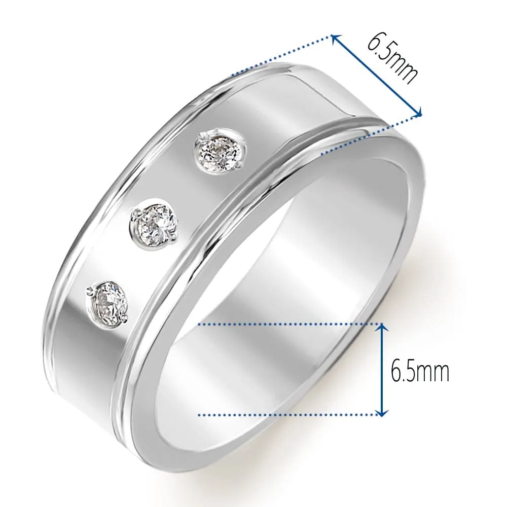 Band of Three Ring sold by Tru Diamonds product image thumbnail 3