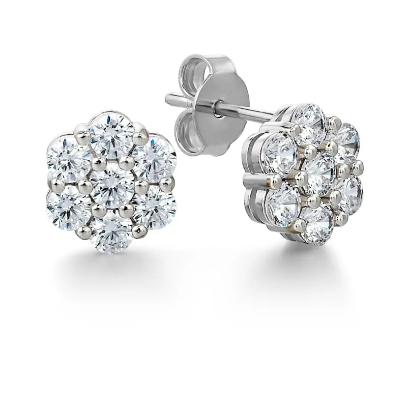 Eternal Bouquet Earrings made by Tru Diamonds