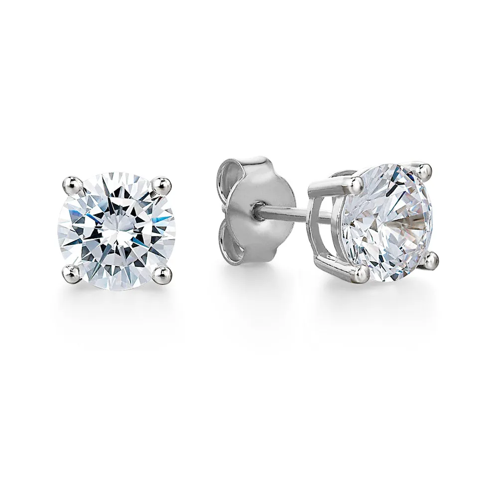 1 Carat Solitaire Earrings sold by Tru Diamonds product image thumbnail 3
