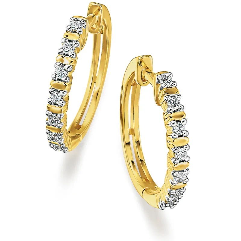 Delicately Chic Hoops sold by Tru Diamonds