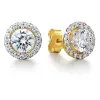 Posh Halo Earrings sold by Tru Diamonds