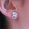 Posh Halo Earrings sold by Tru Diamonds