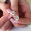 Posh Halo Earrings sold by Tru Diamonds