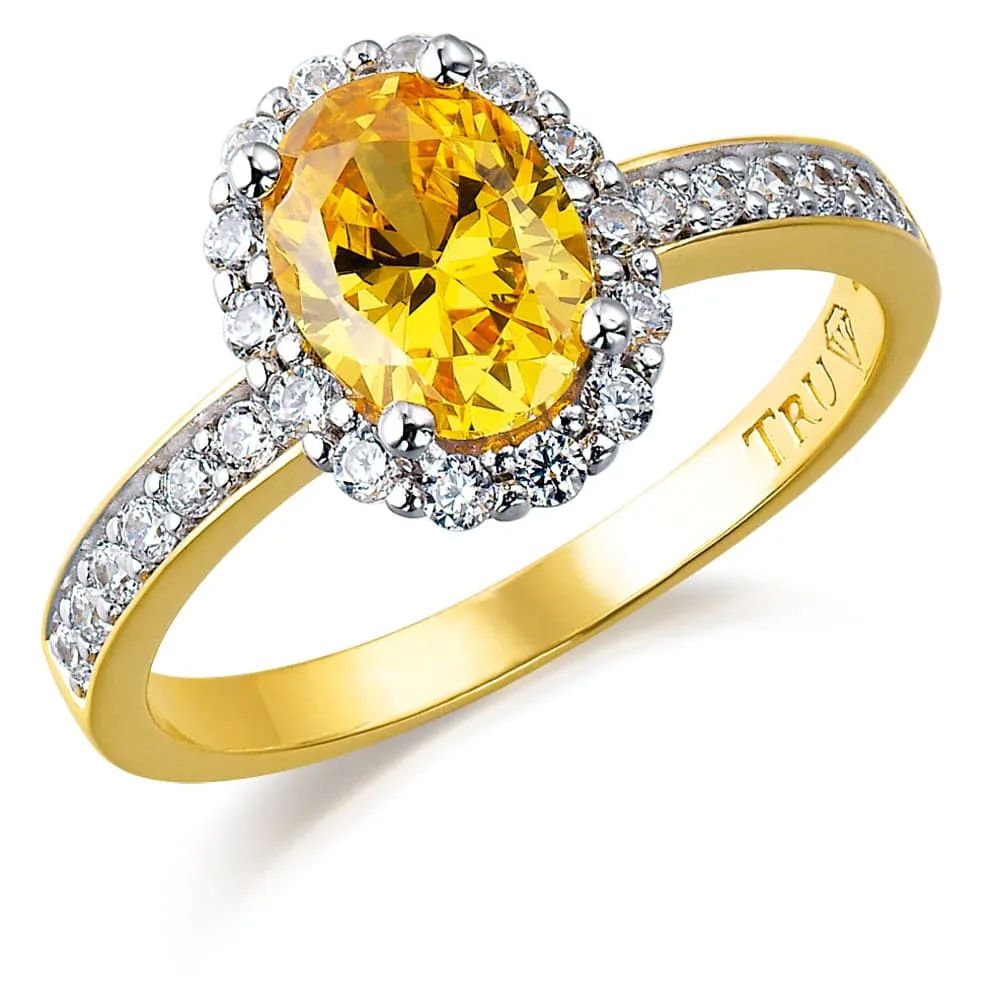 Yellow Cincature Ring sold by Tru Diamonds