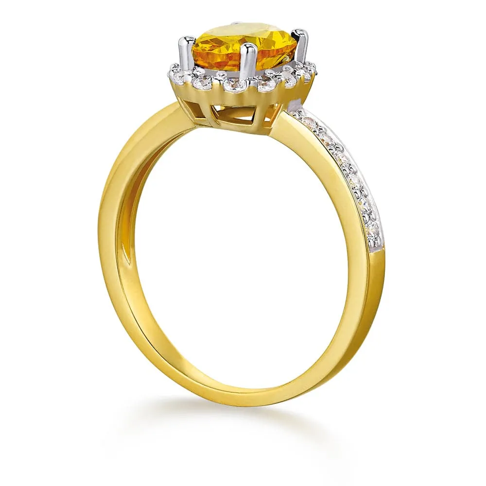 Yellow Cincature Ring sold by Tru Diamonds product image thumbnail 3