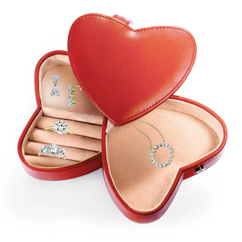 Heart Shaped Jewellery Box sold by Tru Diamonds
