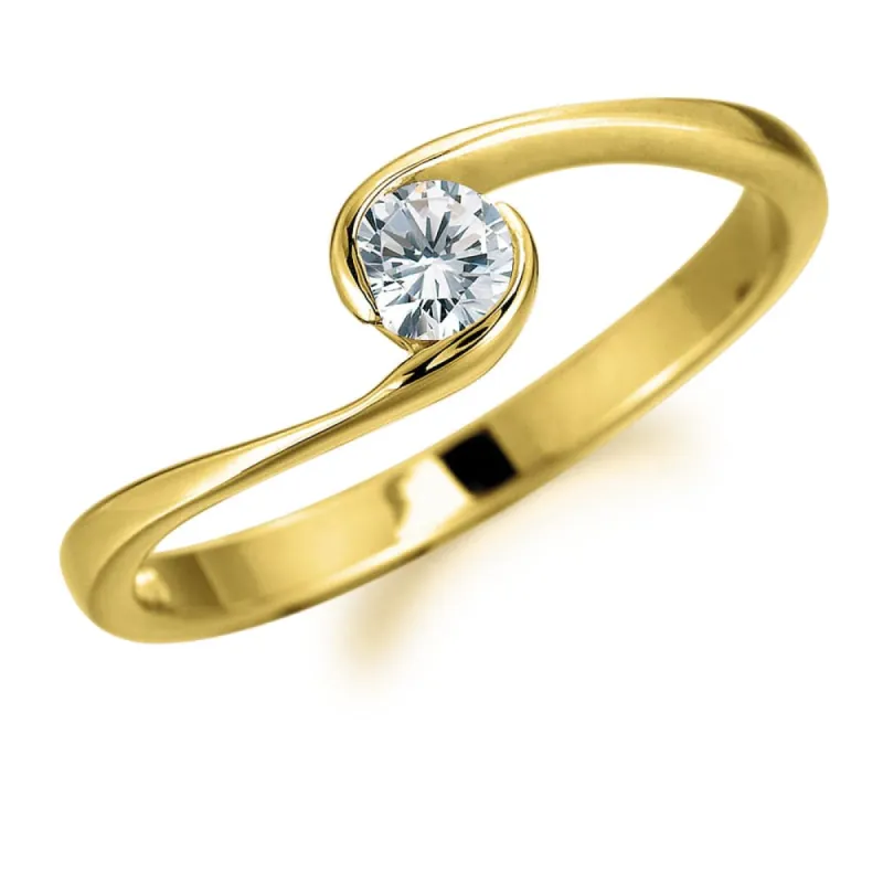 0.25 Carat Modern Solitaire Ring sold by Tru Diamonds