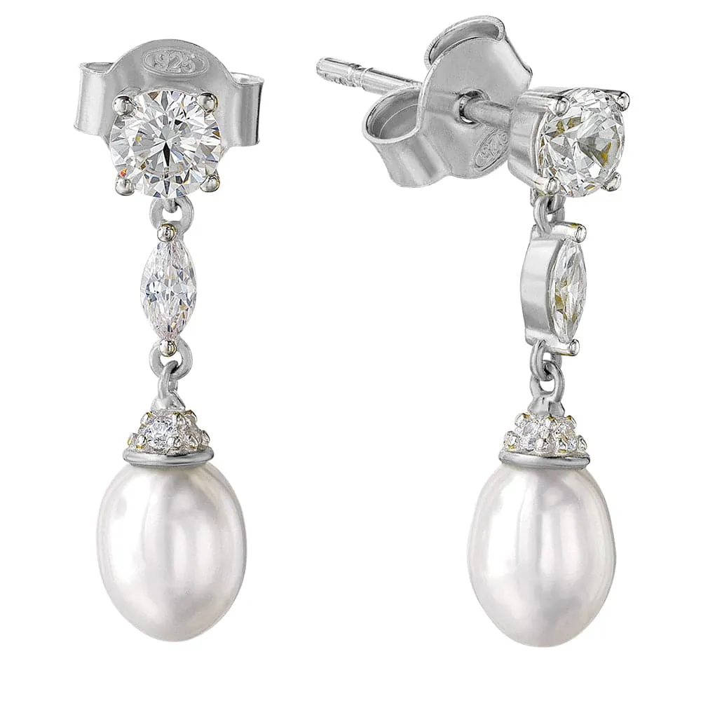 Princess Dream Pearl Earrings sold by Tru Diamonds product image thumbnail 2