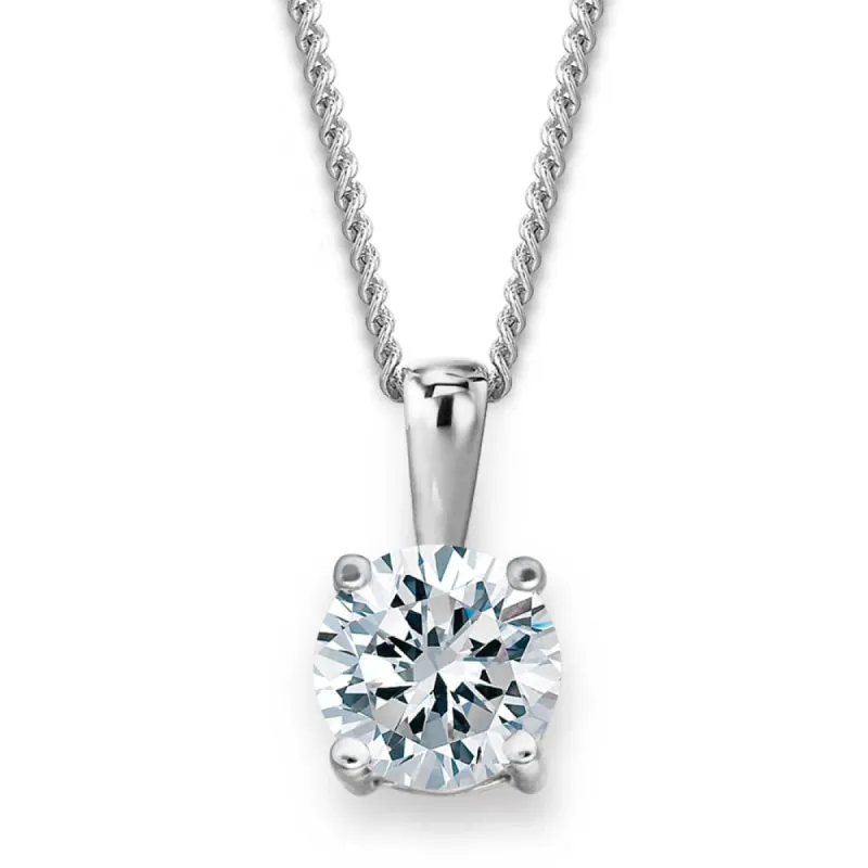 2 ct. Solitaire Pendant sold by Tru Diamonds