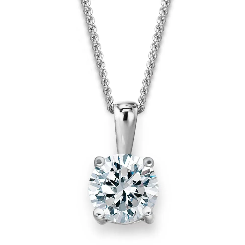 2 ct. Solitaire Pendant sold by Tru Diamonds