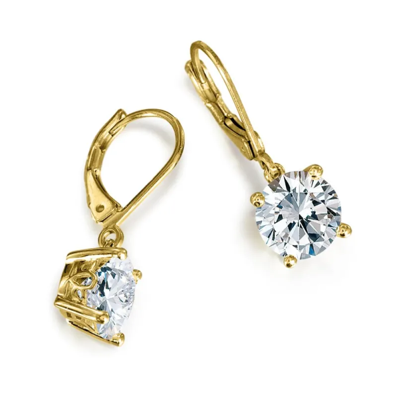 2 Carat Solitaire Drop Earrings sold by Tru Diamonds