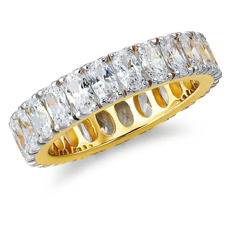 Oval Cut Eternity Ring sold by Tru Diamonds