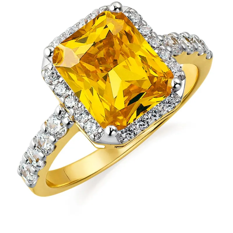 Yellow Champagne Ring sold by Tru Diamonds