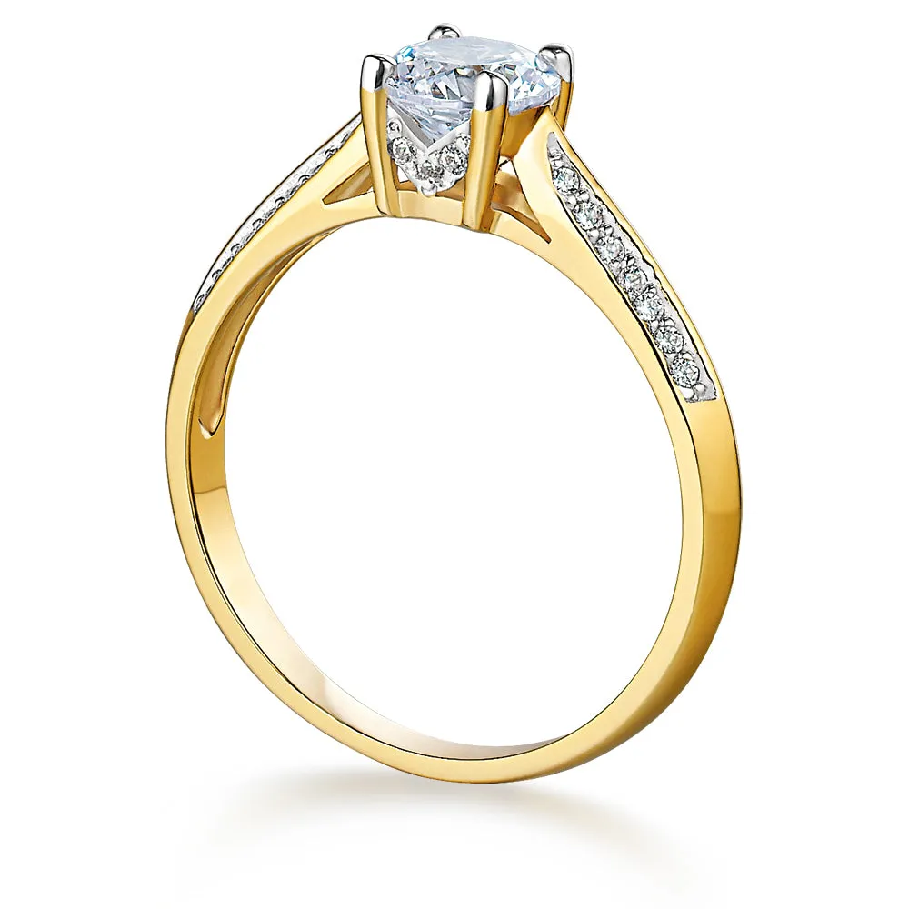 1.20 Carat Petite Accolade Ring sold by Tru Diamonds product image thumbnail 3