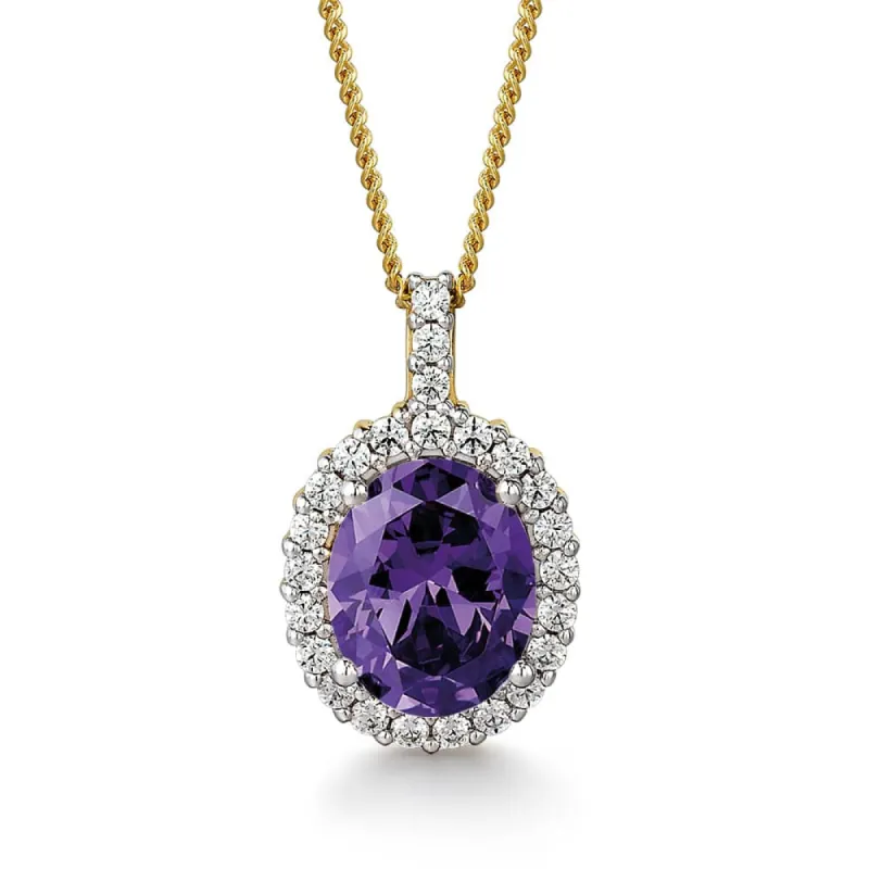 Tru Amethyst Cincature Pendant sold by Tru Diamonds