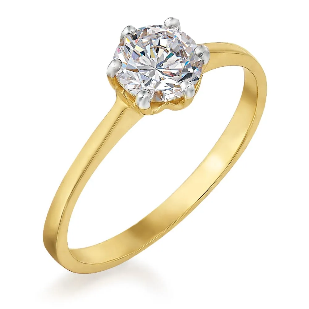 1 Carat Tulip Solitaire Ring sold by Tru Diamonds