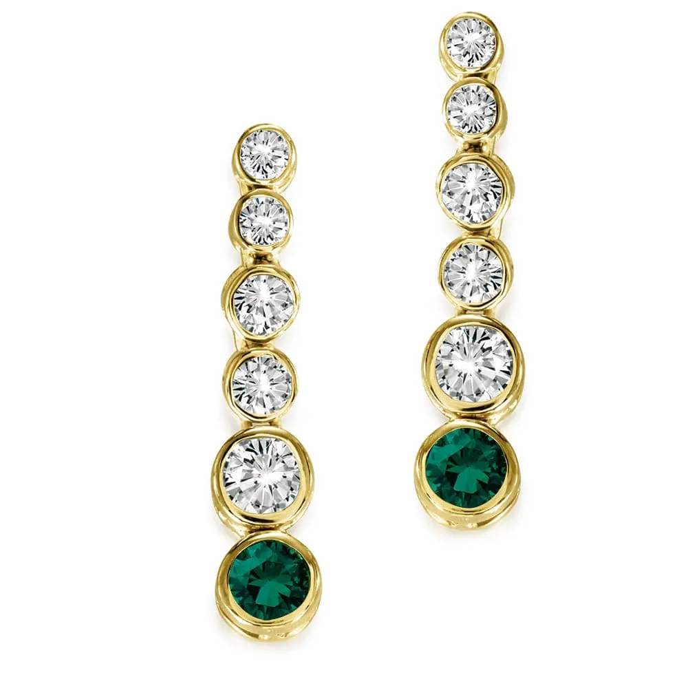 Tru-Emerald Classic Drop Earrings sold by Tru Diamonds