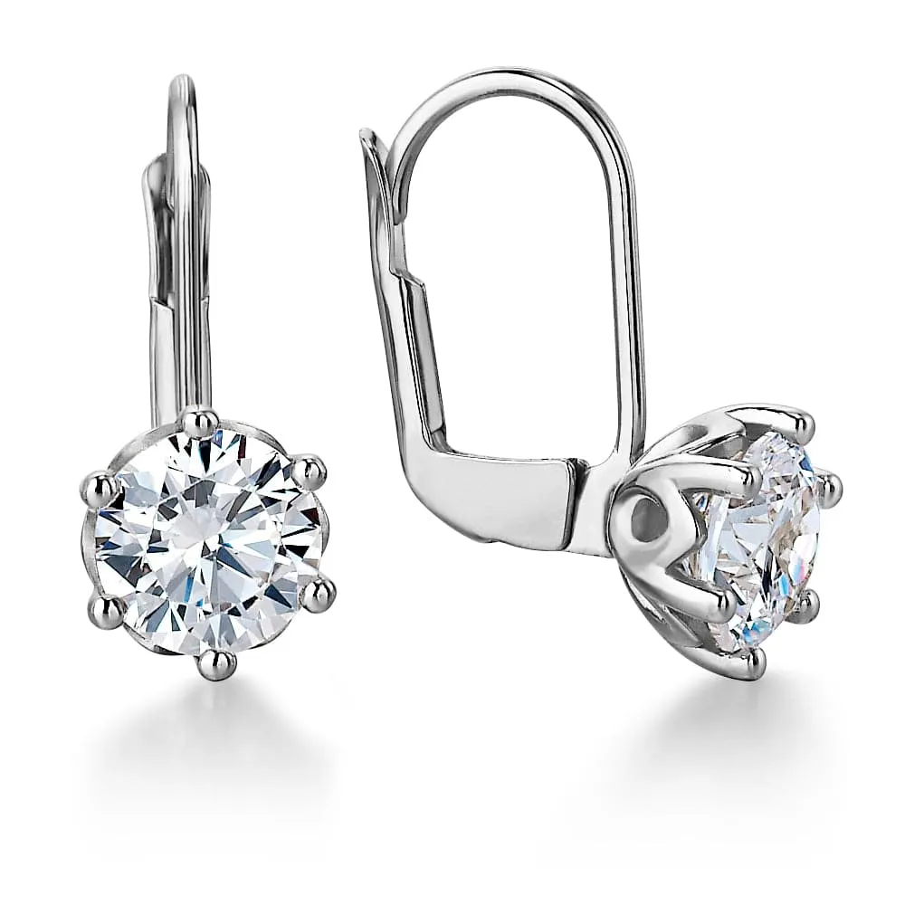 1 Carat Tulip Drop Earrings sold by Tru Diamonds product image thumbnail 2