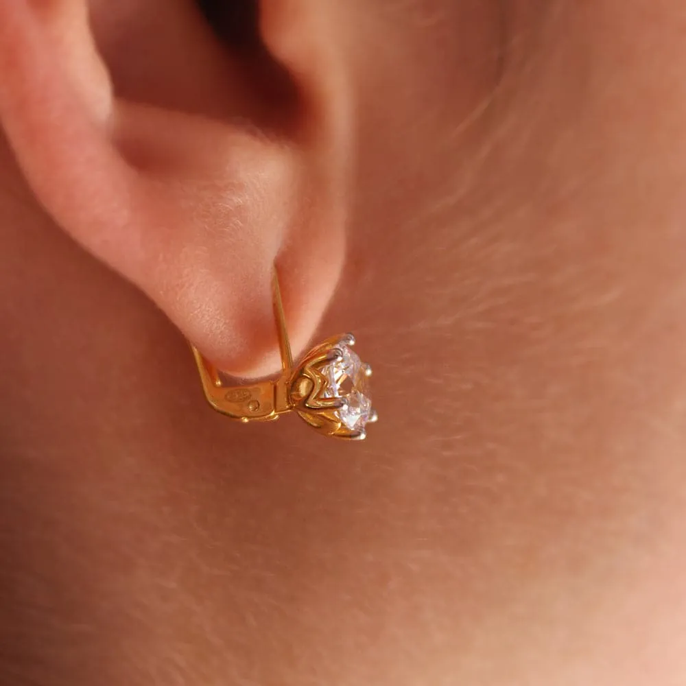 1 Carat Tulip Drop Earrings sold by Tru Diamonds product image thumbnail 4
