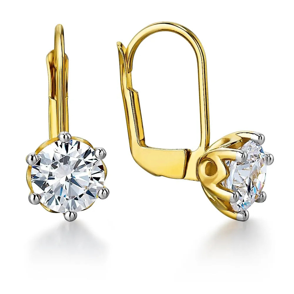 1 Carat Tulip Drop Earrings sold by Tru Diamonds