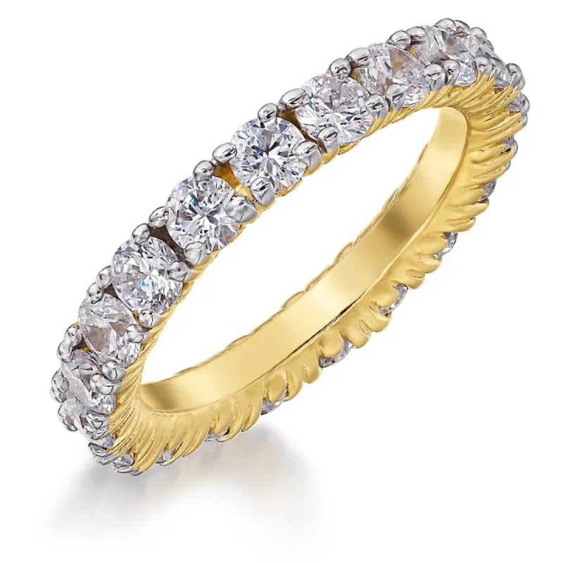 Tulip Eternity Ring sold by Tru Diamonds