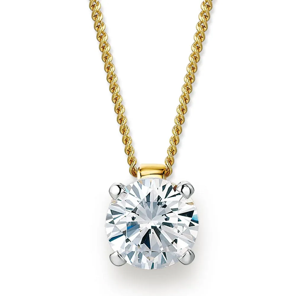 2 Carat Raindrop Pendant sold by Tru Diamonds