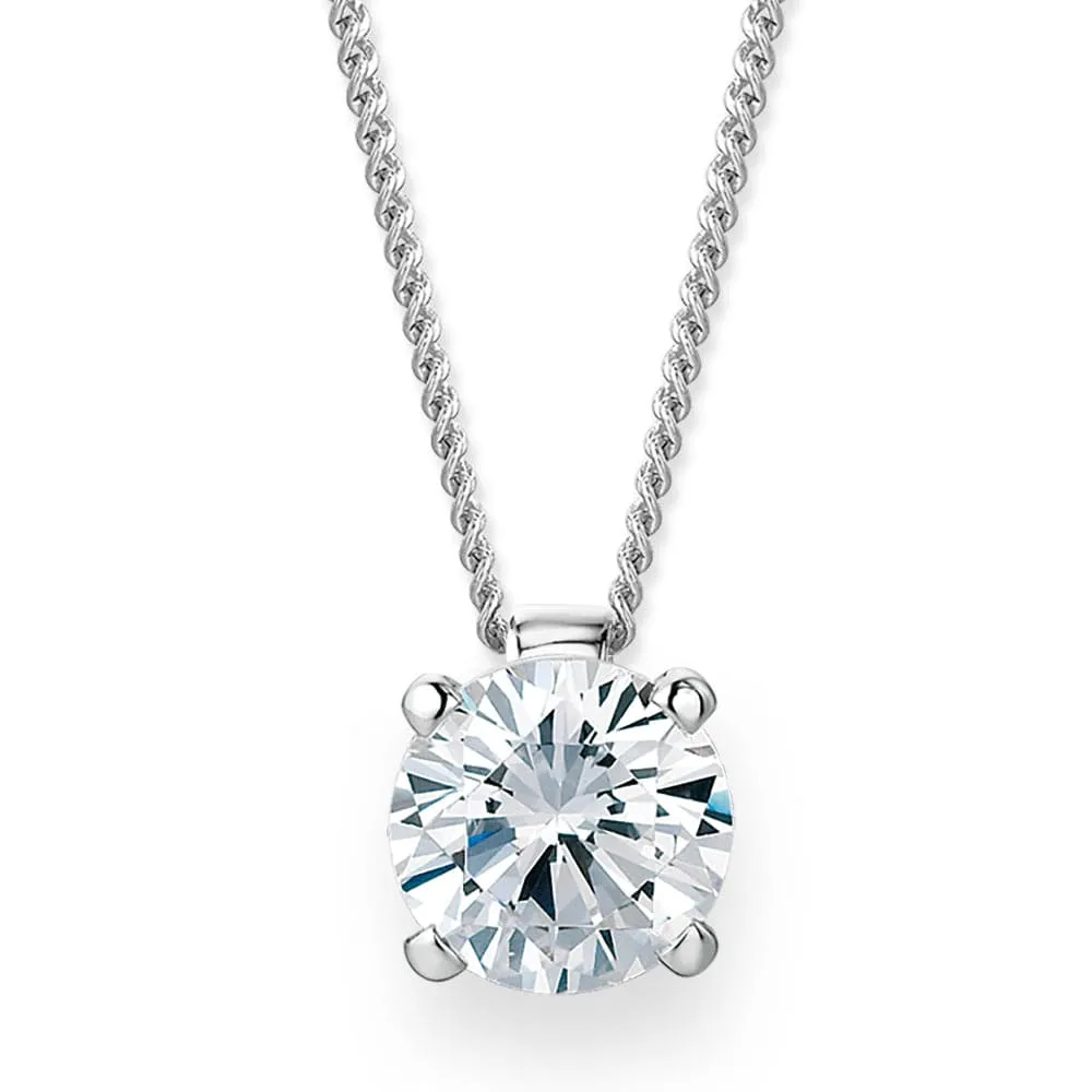 2 Carat Raindrop Pendant sold by Tru Diamonds product image thumbnail 2