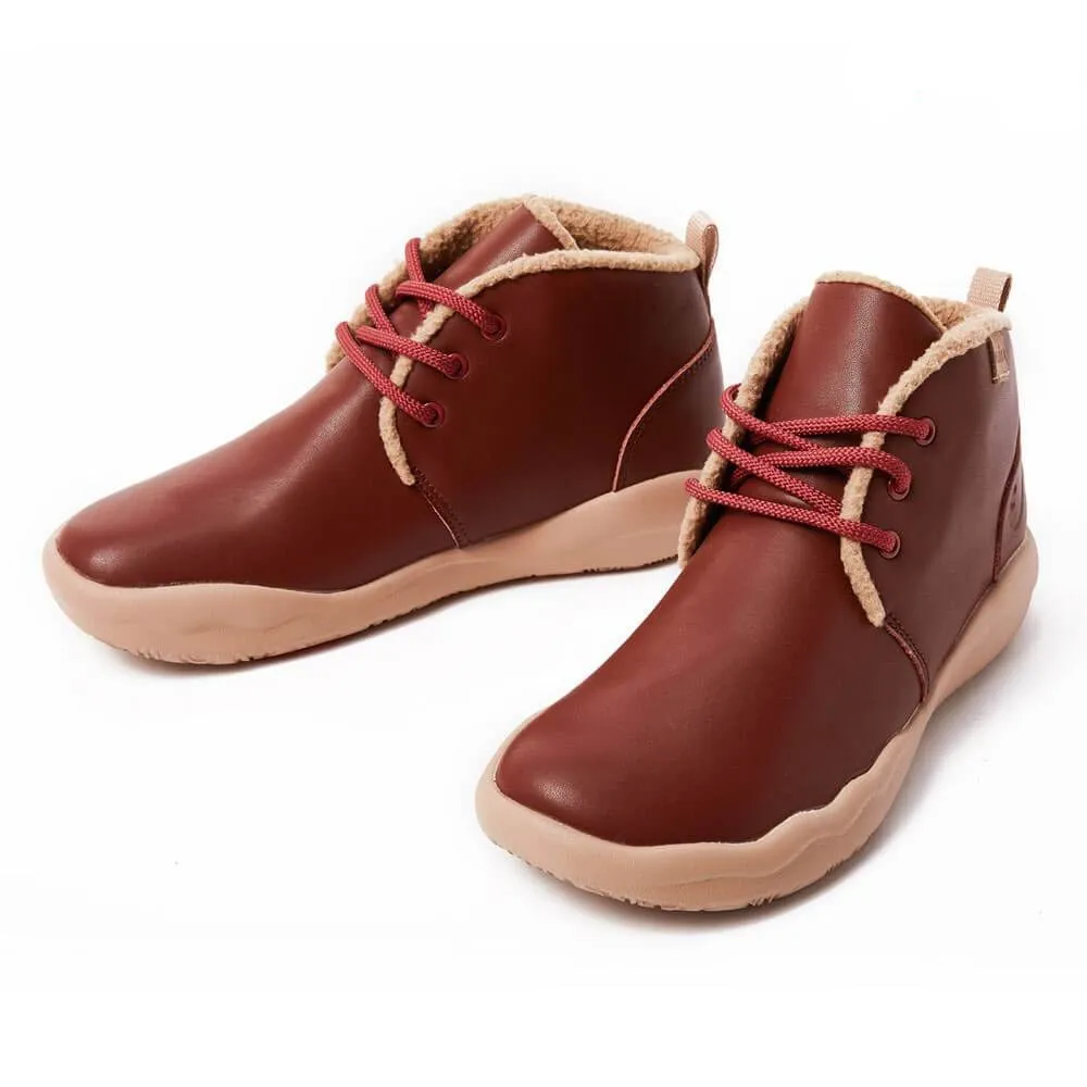Bilbao Burgundy Split Leather Lace-up Boots Men sold by UIN Footwear product image thumbnail 5
