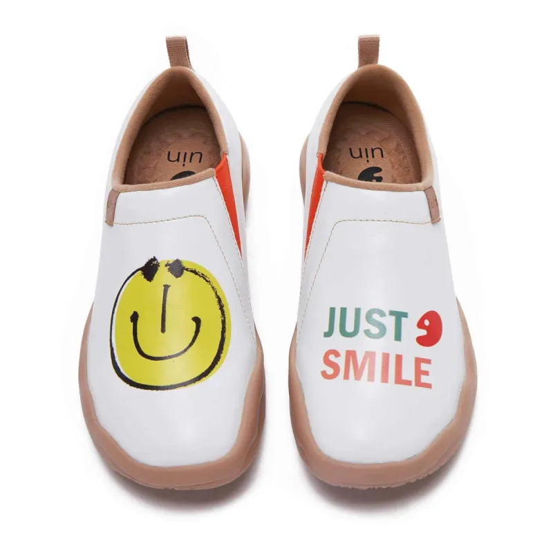 Smiley Microfiber Leather Women sold by UIN Footwear