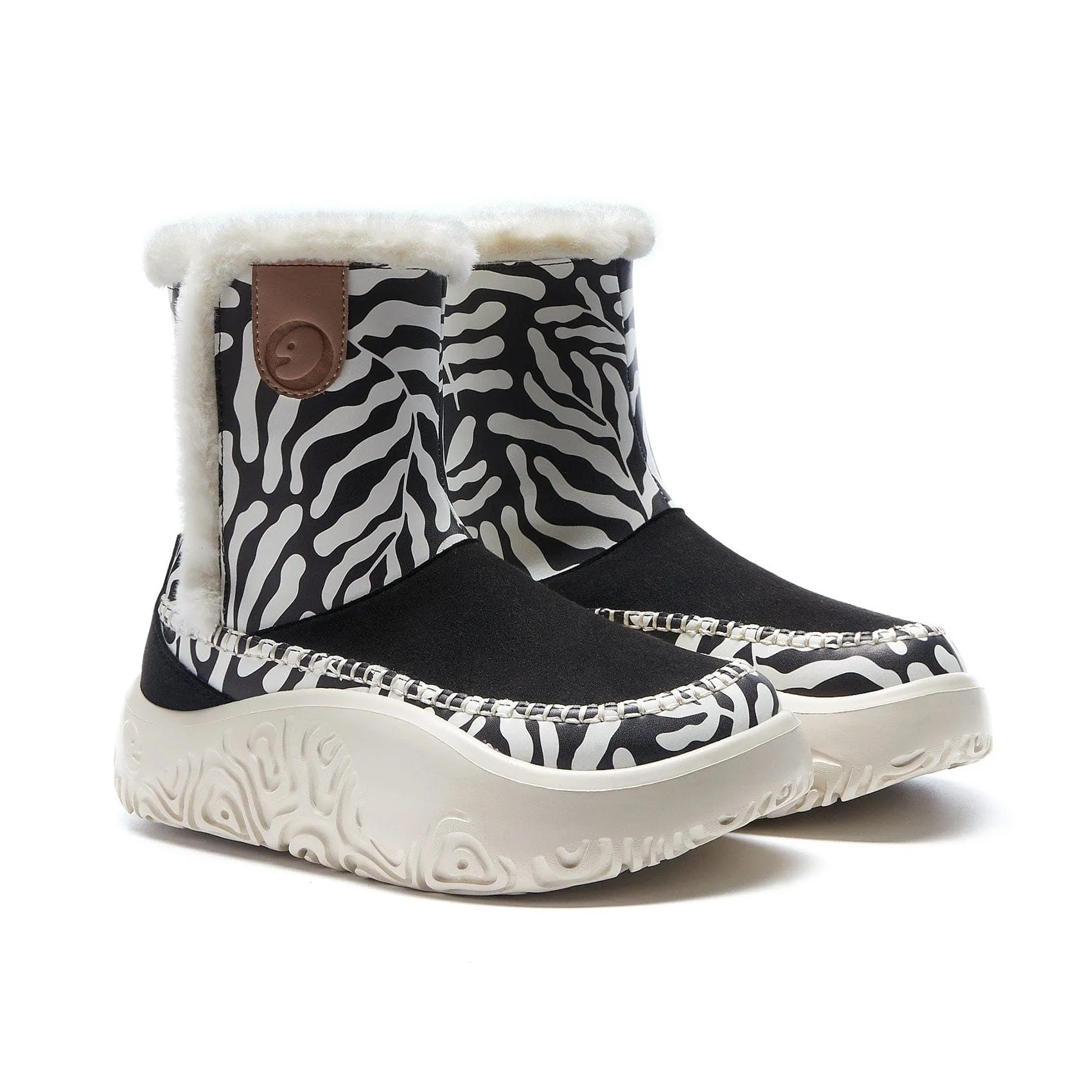 Black White Veins Vigo VI Women sold by UIN Footwear product image thumbnail 3