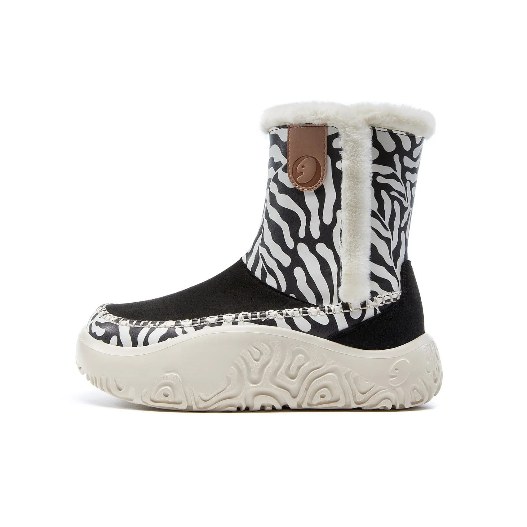 Black White Veins Vigo VI Women sold by UIN Footwear