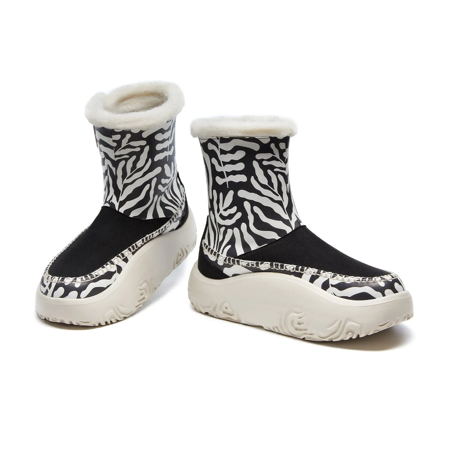 Black White Veins Vigo VI Women sold by UIN Footwear product image thumbnail 4
