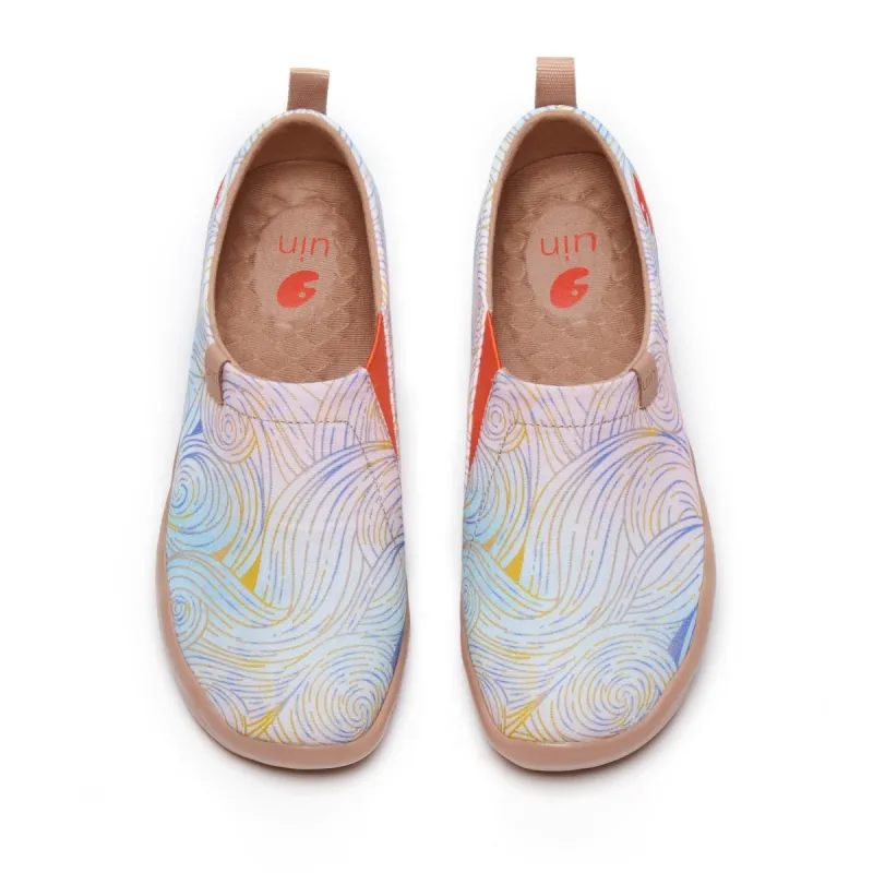 Van Gogh Wheatfield with Cypresses V3 Women sold by UIN Footwear